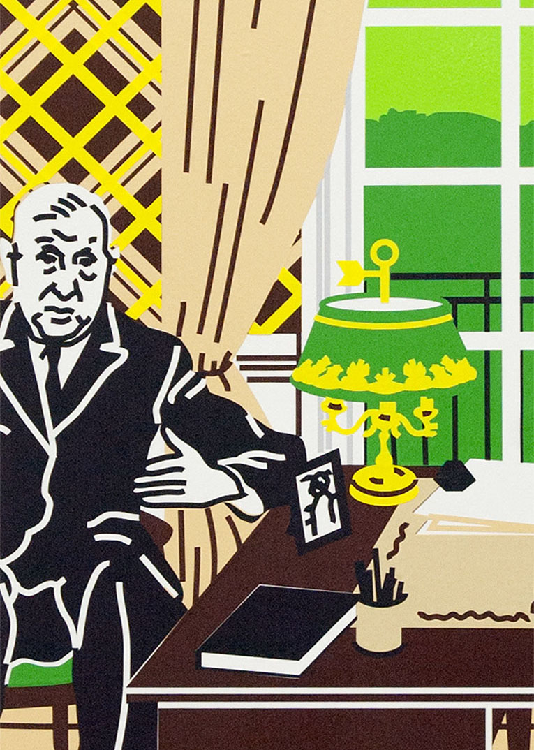 De Gaulle rencontrant le général Massu à Baden-Baden